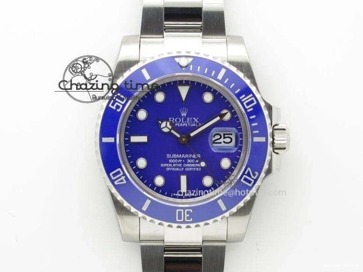 1219 Submariner Phantomlab Transparent KZF Best Edition Blue Fruit Dial on White Rubber Strap VR Classic 2563